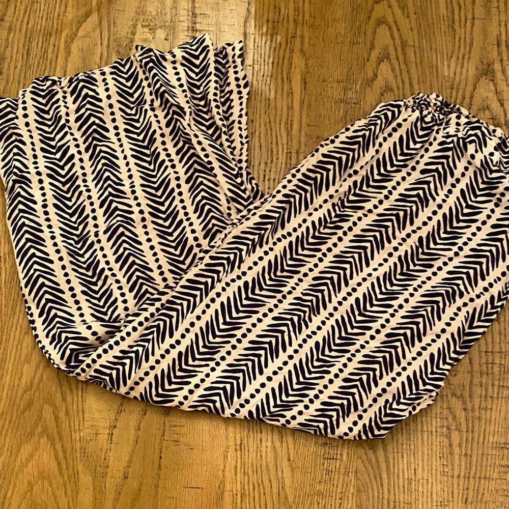 Black and White Patterned Pants